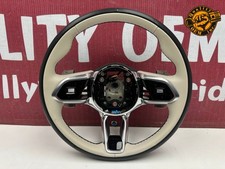 2021-2025 JAGUAR F-PACE I-PACE XF  HEATED STEERING WHEEL W/ PADDLES OYSTER OEM