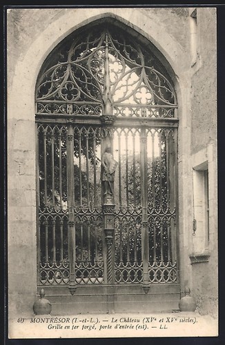 Cpa montrésor château - cpa, le