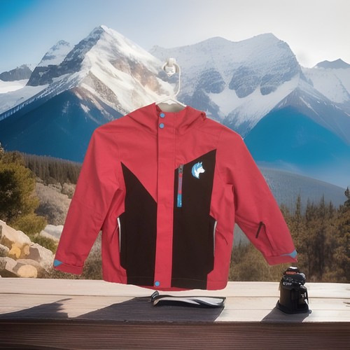 Waterproof hooded snow jacket - hooded,