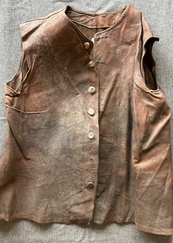 Leather jerkins gilet cuir - leather,
