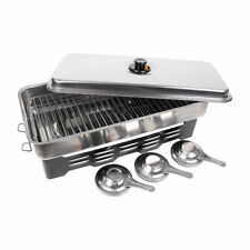 Fladen Fumoir de Table Fumoir XL Avec 3 Brûleurs Fumeur