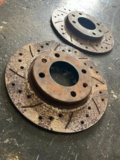 Peugeot 106 GTI EBC Drilled & Grooved Rear Brake Discs (PAIR) - USED