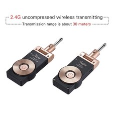 Rowin WS-20 2.4G Wireless Rechargeable Electric Guitar Transmitter Receiver Set