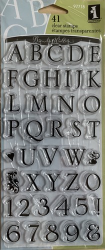 Clear stamps tampon alphabet - stamps,