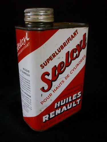 Bidon huile ancien renault - bidon,