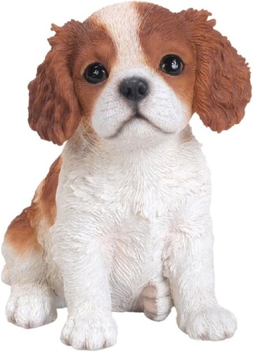 Chiot king charles résine - chiot,