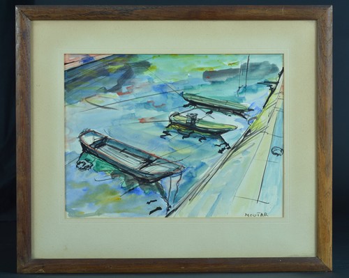 Tableau ancien marine bateaux - ,