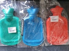 bouillotte en caoutchouc , Bouillotte 250 ml ,20 cm x 12 cm