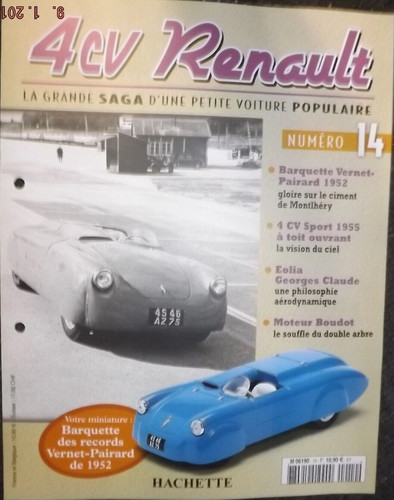 Fascicule 4cv renault la - renault, 14