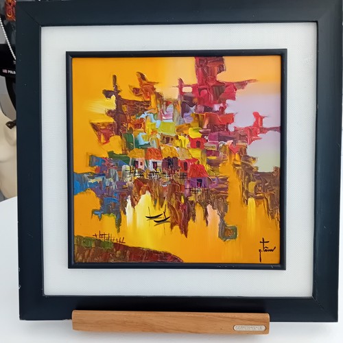 Peinture abstraite acrylique - peinture,