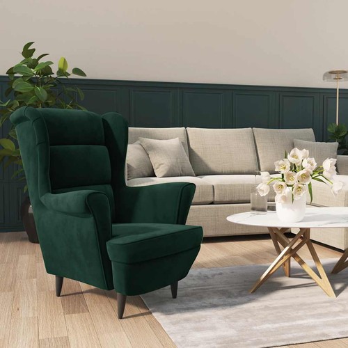 Fauteuil jaune moutarde - fauteuil,