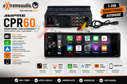 Smartphone ampire cpr60 din - smartphone,