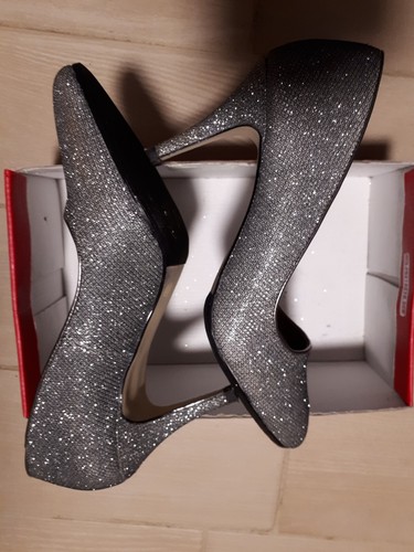 Escarpins argent brillant