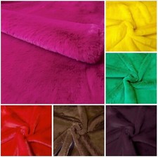 Webpelz Long Cheveux Fourrure Synthétique Tissu Doux Pelage Décor Vêtements