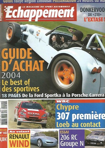 Echappement 442 donkervoort - echappement,