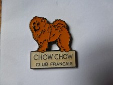 pin badge dog french club chow chow dog breed pin's