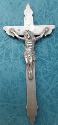 Croix suspension étain - ,