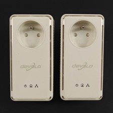 Lot 2 Prises Adaptateurs CPL Devolo Dlan 200 AVplus MT 2166 / 200 Mbps Mb