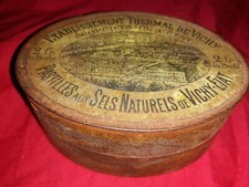 Boite en tôle lithographiée  Pastilles VICHY-ETAT Citron  N°705/248