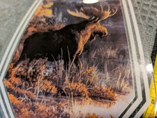 OK Lighting Lamp Glass Light Panel Replacement Monster Bull Moose W Huge Rack