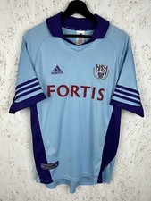 00s Adidas RSC Anderlecht 2001/02 Away Kit Soccer Jersey Size M