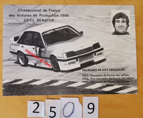 Opel senator championnat - opel, de