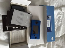 CONSOLE PORTABLE NINTENDO GAME BOY ADVANCE MICRO BLEUE NEUF EN BOÎTE - EUR