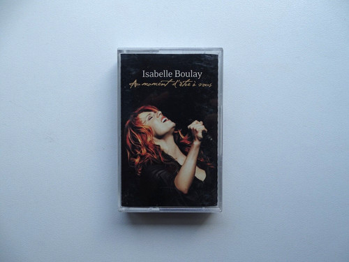 Isabelle boulay au moment - ",