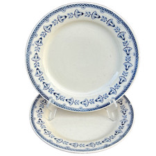 2 Assiettes plates anciennes
