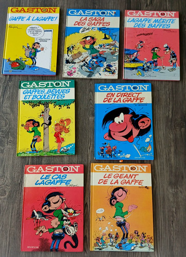 Lot cartonnée de gaston - lot,