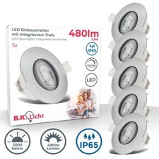 5x LED Spot encastrable salle