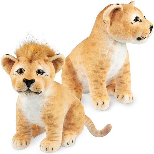 Lion peluche doudou poupée - peluche,