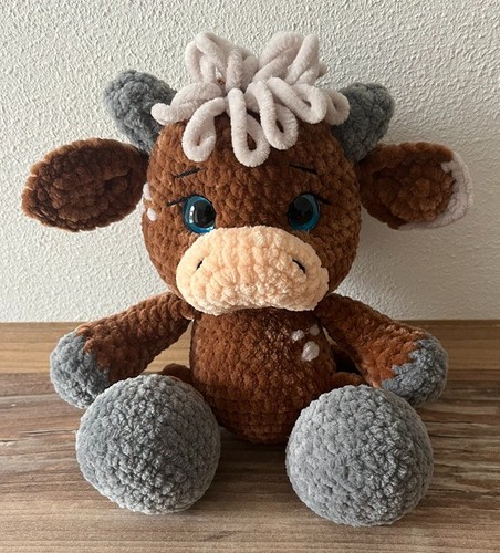 Mignonne vache brune - , au
