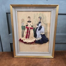 Cadre vitrine ancien La Mode