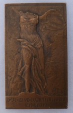 Médaille Mutilés de Guerre 1914-1918 par BLIN ORIGINAL WWI ART MEDAL BRONZE