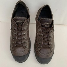 Pataugas Genuine Leather Sneakers Flats Womens Sz 38 Or 8