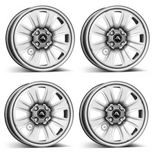 4 Jantes tôle en acier Alcar