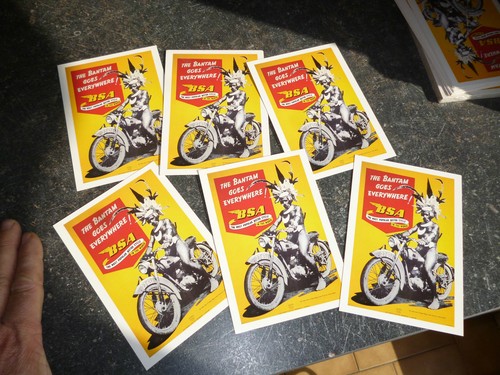 Ancienne moto bsa vintage - 6,