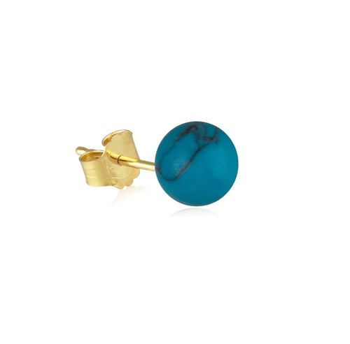 Boucle oreille puce pierre - boucle,