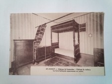 CPA. St point. Château de Lamartine.Toilet cabinet.The canopy bed 
