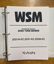 ZD21 ZERO TURN WORKSHOP SERVICE REPAIR MANUAL KUBOTA ZD21N-EC ZD21-EC ZD28-EC
