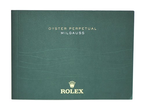 Rolex milgauss booklet manual - milgauss,