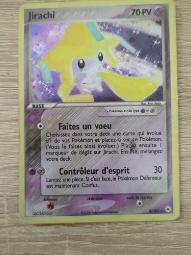 Carte pokemon jirachi 101 - carte,