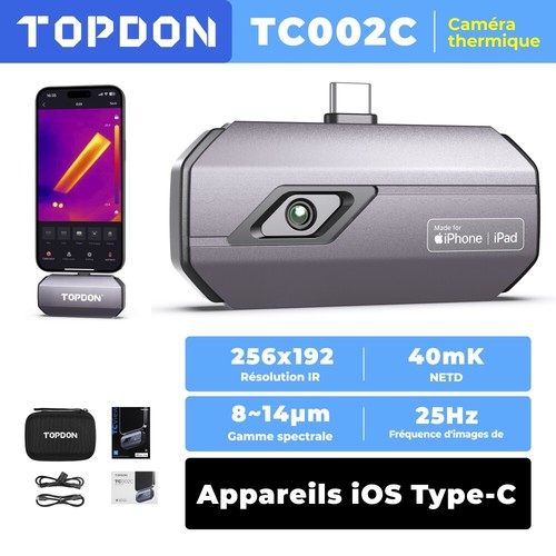 New topdon tc002c caméra - topdon,