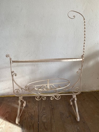 Berceau ancien fer forgé - ,