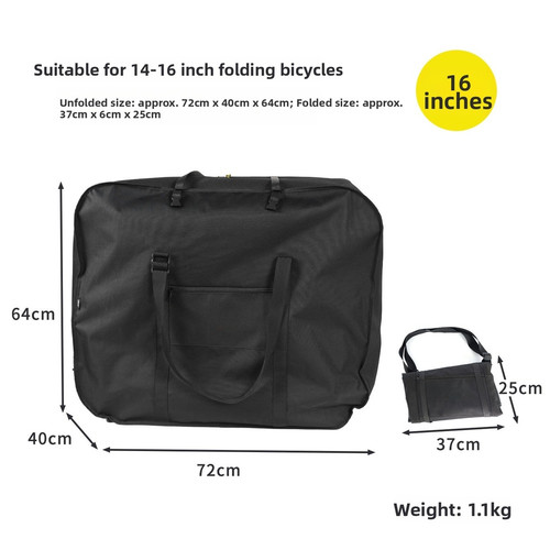 Sacoche vélo pliable - de,