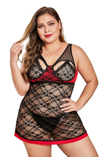 Nuisette babydoll armatures - nuisette, à