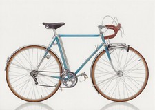 Postcard René Herse Diagonale - Bicycle 1969 France MINT Unused 
