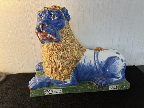 Lion faience fine - lion,