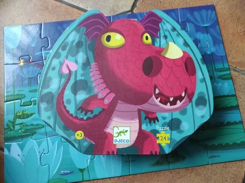 Puzzle edmond dragon djeco - edmond,